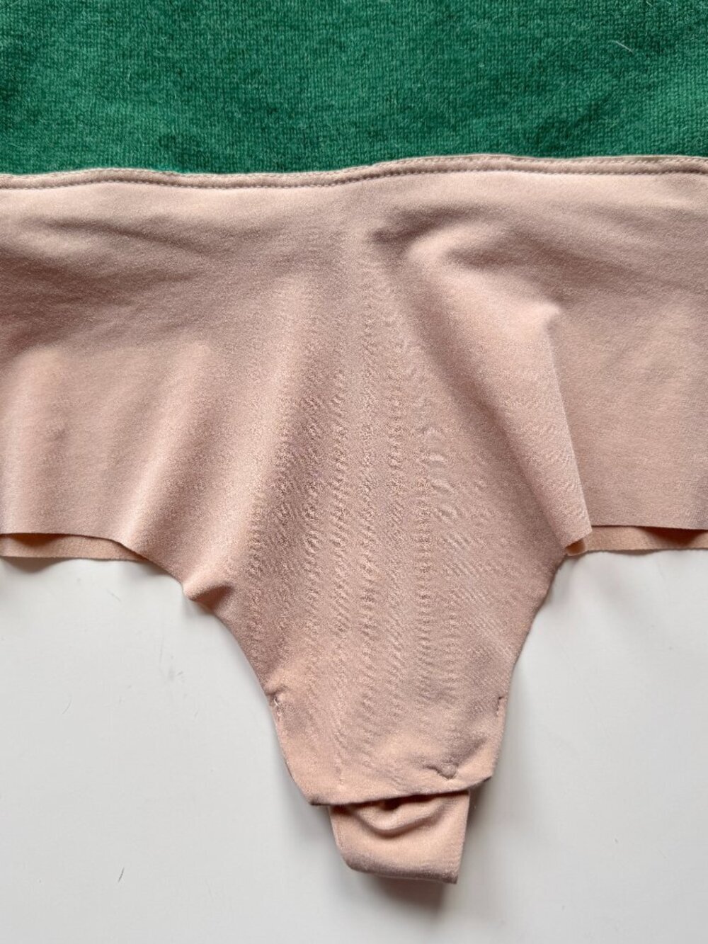 HBC HUDSON'S BAY Green 100% Cashmere Knit V-Neck Sweater Bodysuit, Size XS - Picture 8 of 14